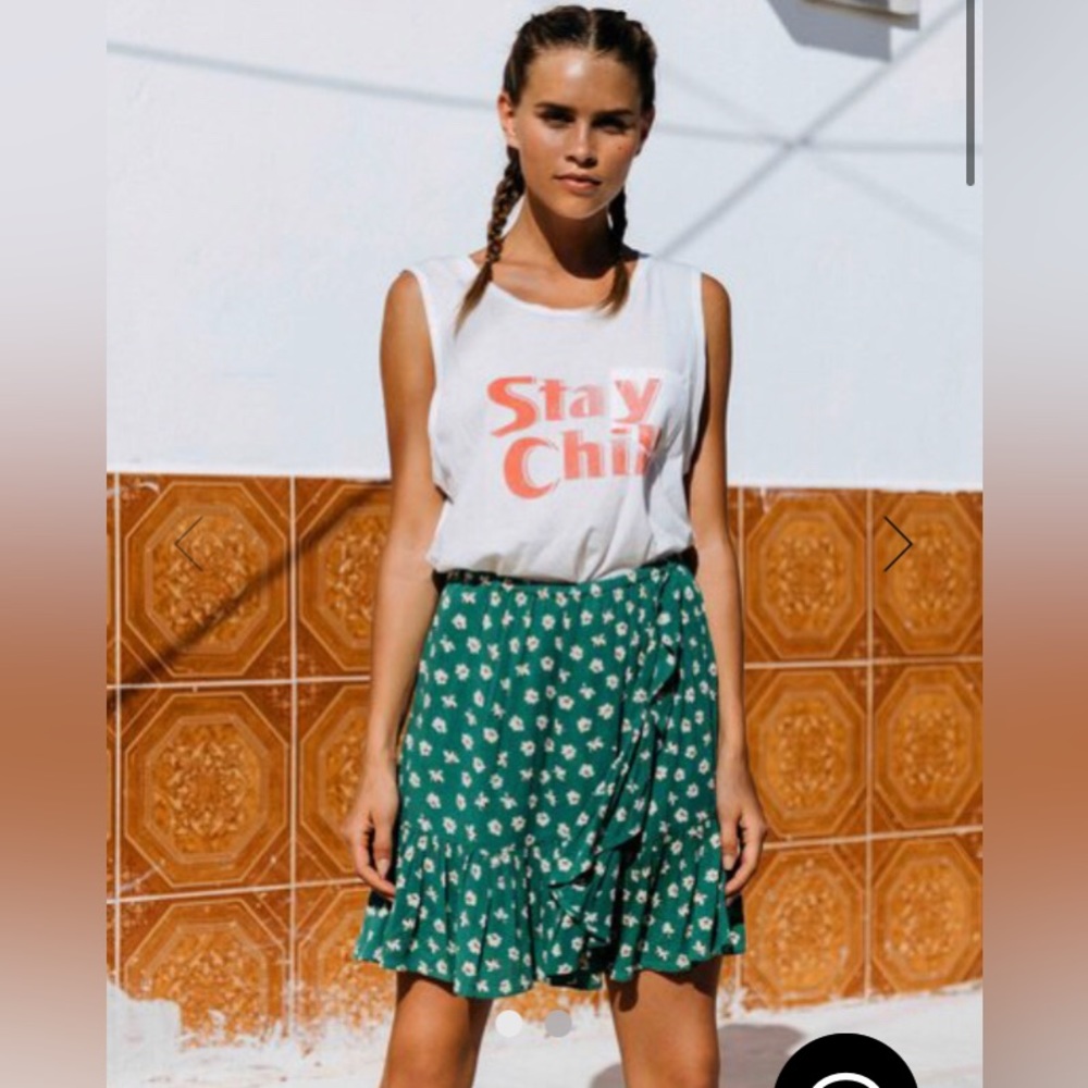Billabong For The Ride Faux Wrap Skirt
